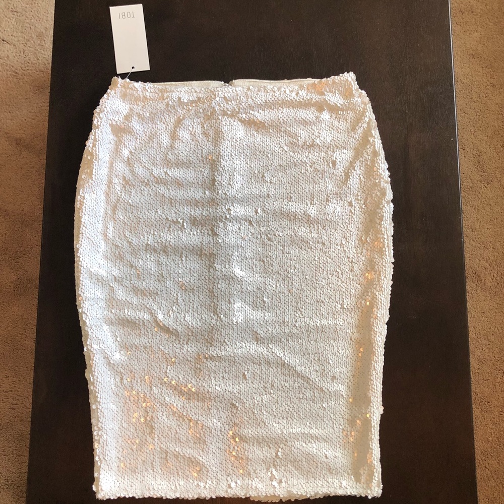 Club Life Sequin Midi Skirt